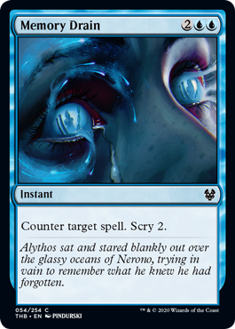 Memory Drain (Theros Beyond Death) Light Play