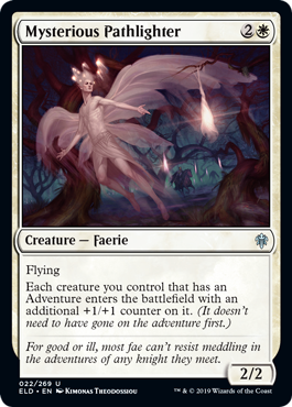 Mysterious Pathlighter (Throne of Eldraine) Light Play Foil