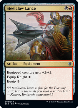 Steelclaw Lance (Throne of Eldraine) Light Play