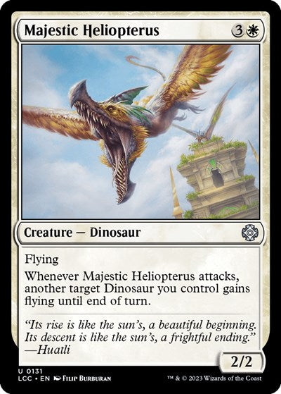 Majestic Heliopterus (Commander: The Lost Caverns of Ixalan) Light Play