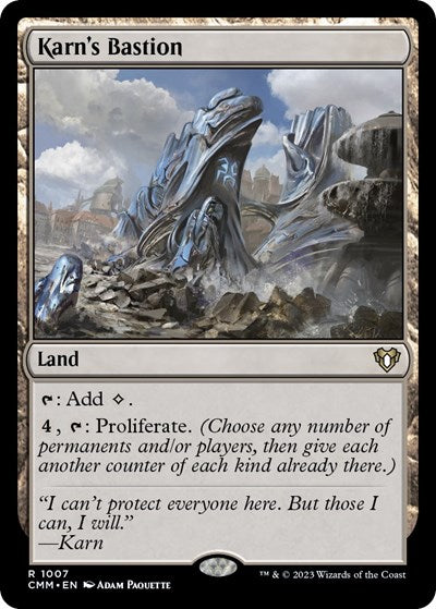 Karn's Bastion (Commander Masters) Light Play