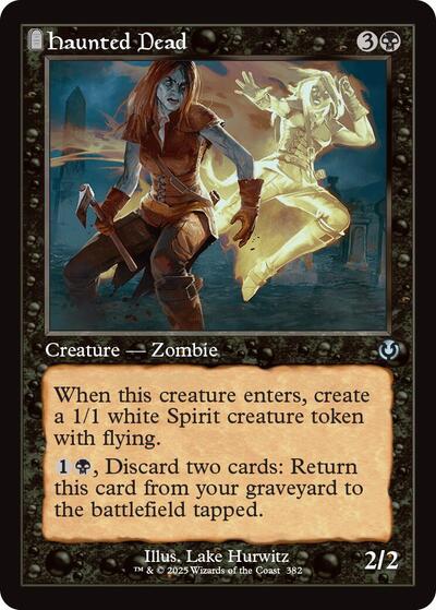 Haunted Dead (Retro Frame) (Innistrad Remastered) Light Play Foil