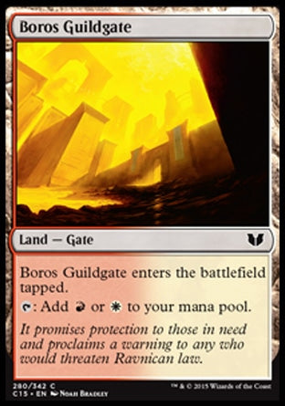 Boros Guildgate (Commander 2015) Light Play
