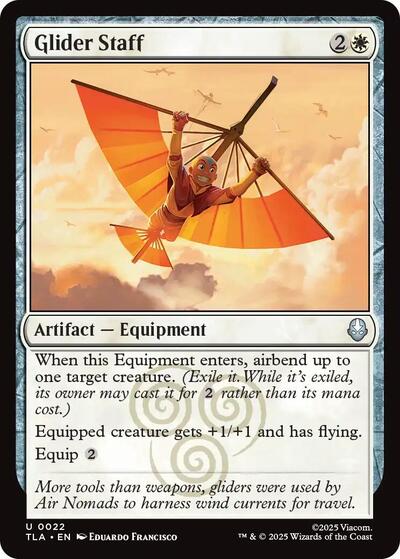 Glider Staff (Avatar: The Last Airbender) Light Play Foil