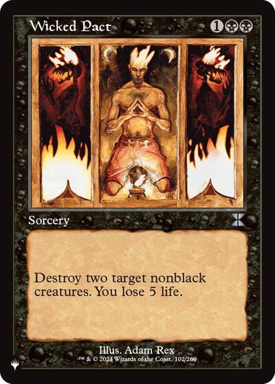 Wicked Pact (The List) Light Play