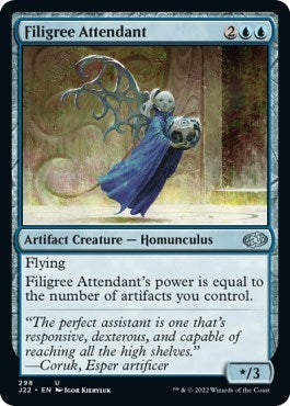 Filigree Attendant (Jumpstart 2022) Damaged / Poor