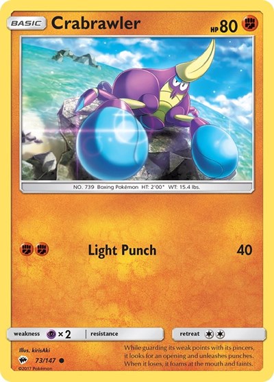 Crabrawler (SM - Burning Shadows) Medium Play