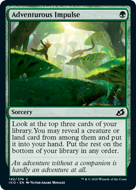 Adventurous Impulse (Ikoria: Lair of Behemoths) Light Play