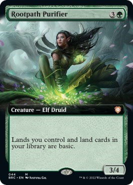 Rootpath Purifier (Extended Art) (Commander: The Brothers' War) Light Play