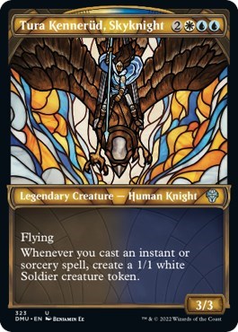 Tura Kennerud, Skyknight (Showcase) (Dominaria United) Damaged / Poor