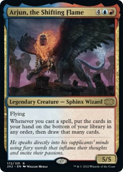 Arjun, the Shifting Flame (Double Masters 2022) Light Play