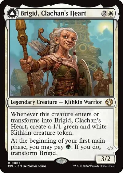 Brigid, Clachan's Heart (Lorwyn Eclipsed) Light Play