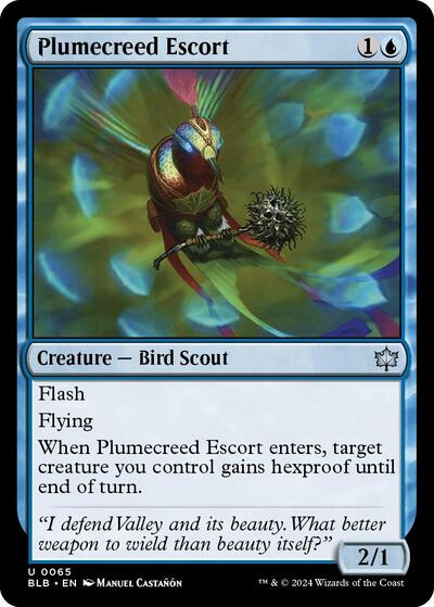 Plumecreed Escort (Bloomburrow) Light Play
