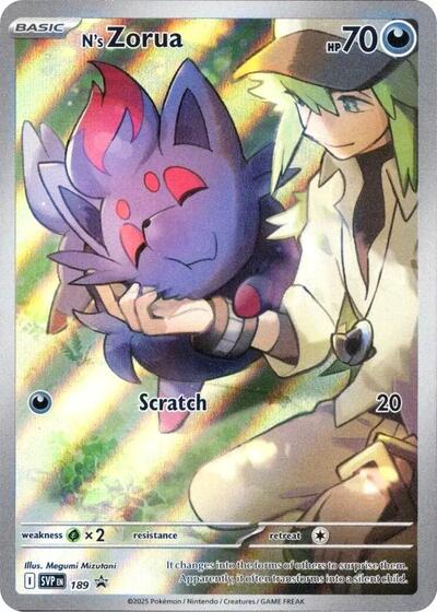 N's Zorua - 189 (SV: Scarlet & Violet Promo Cards) Light Play Holofoil