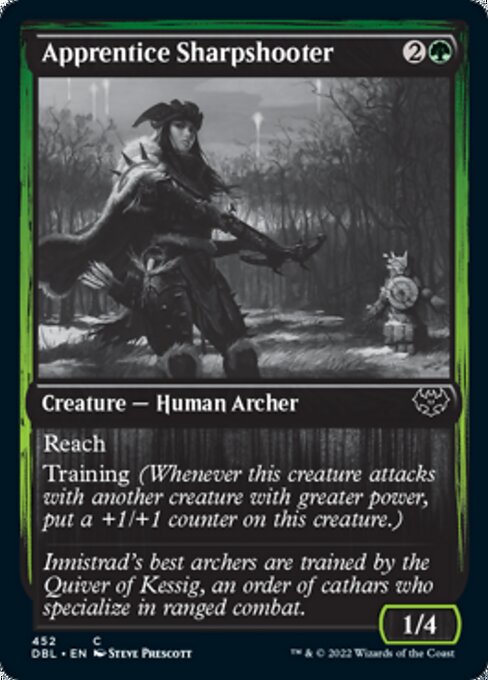 Apprentice Sharpshooter (Innistrad: Double Feature) Light Play Foil