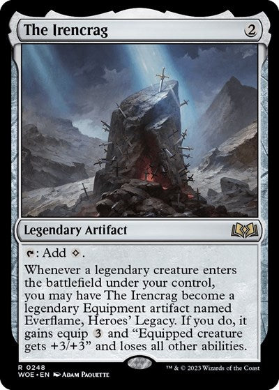 The Irencrag (Wilds of Eldraine) Light Play