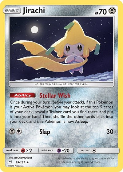 Jirachi (SM - Team Up) Light Play Holofoil