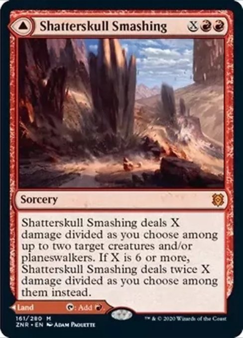 Shatterskull Smashing / Shatterskull, the Hammer Pass (Zendikar Rising) Near Mint