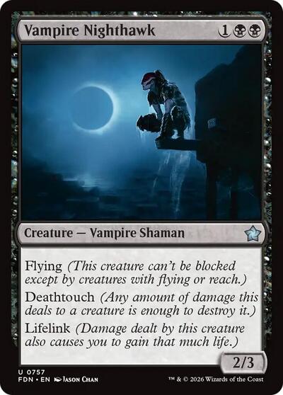 Vampire Nighthawk (0757) (Foundations) Light Play