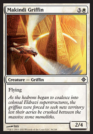 Makindi Griffin (Rise of the Eldrazi) Light Play