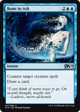 Bone to Ash (Magic 2019 Core Set) Light Play