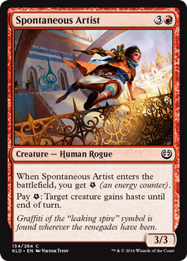 Spontaneous Artist (Kaladesh) Light Play