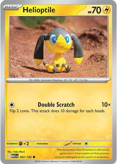 Helioptile - 052 (ME01: Mega Evolution) Light Play