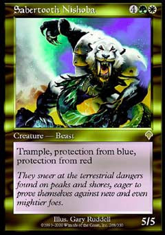 Sabertooth Nishoba (Invasion) Light Play