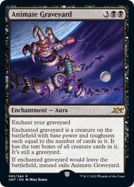 Animate Graveyard (Unfinity) Light Play