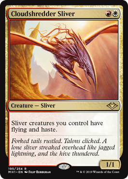 Cloudshredder Sliver (Modern Horizons) Light Play