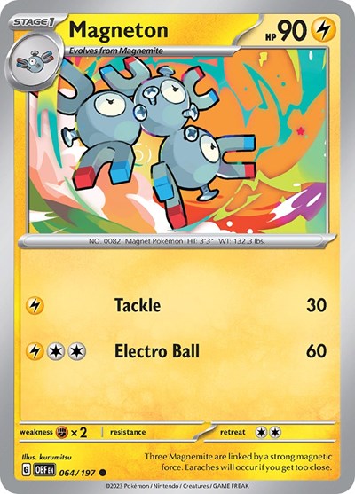 Magneton (Scarlet and  Violet: Obsidian Flames) Light Play