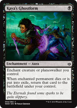 Kaya's Ghostform (War of the Spark) Medium Play Foil