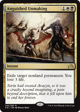 Anguished Unmaking (Shadows Over Innistrad) Light Play