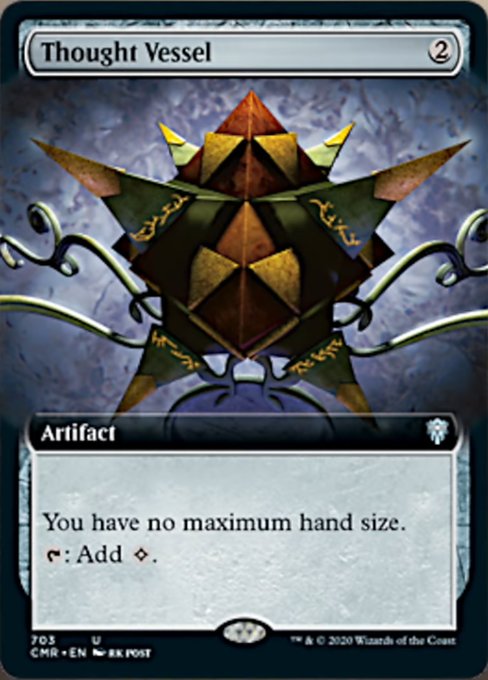 Thought Vessel (Extended Art) (Commander Legends) Light Play Foil