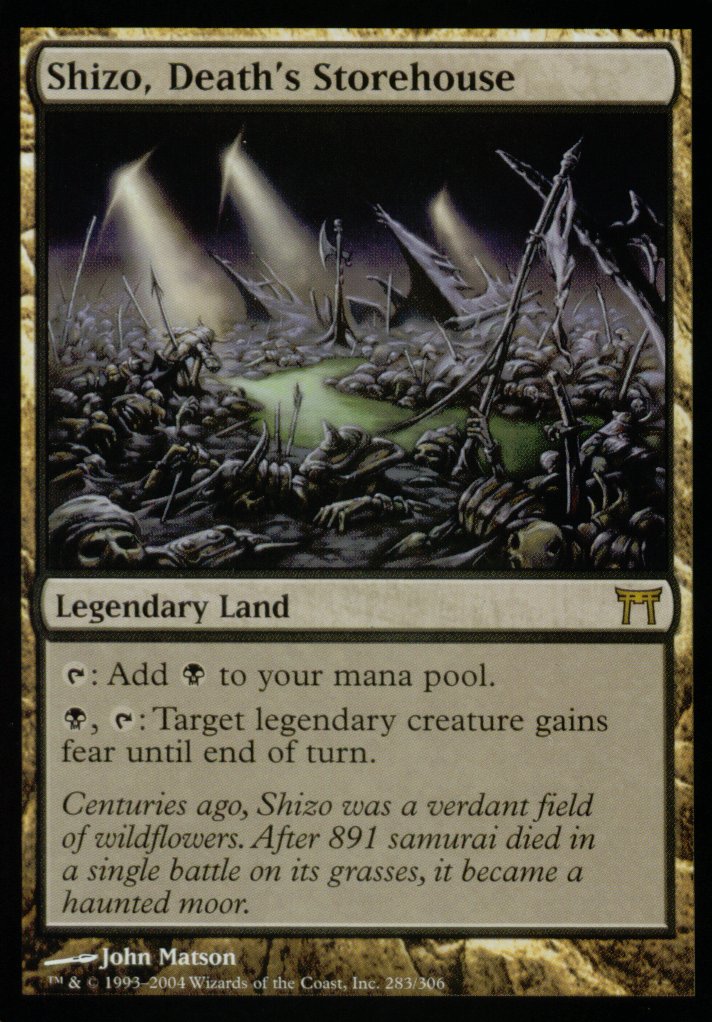 Shizo, Death's Storehouse (Champions of Kamigawa) Light Play