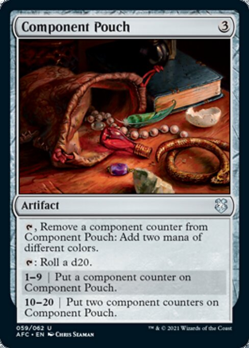 Component Pouch (Commander 2021 Forgotten Realms) Light Play