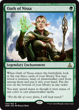 Oath of Nissa (Oath of the Gatewatch) Medium Play