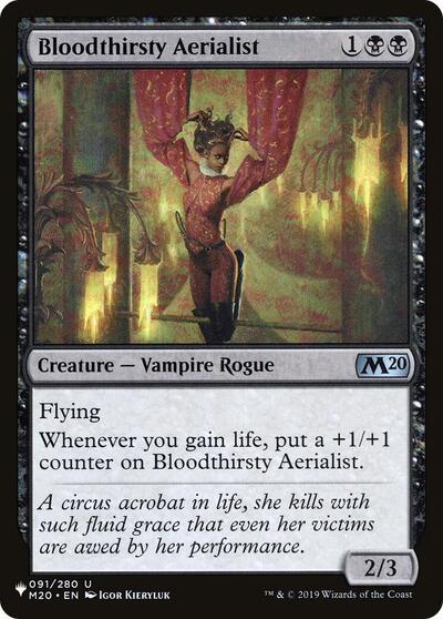 Bloodthirsty Aerialist (The List) Light Play