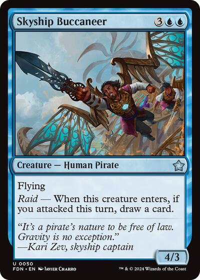 Skyship Buccaneer (Foundations) Light Play Foil