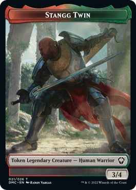 Stangg Twin Token (Dominaria United) Light Play