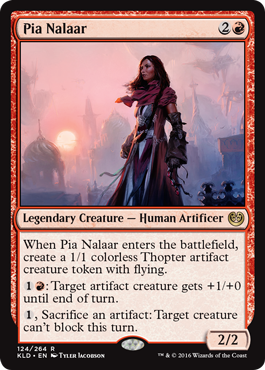 Pia Nalaar (Kaladesh) Light Play Foil