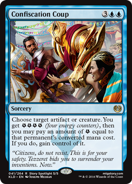 Confiscation Coup (Kaladesh) Light Play