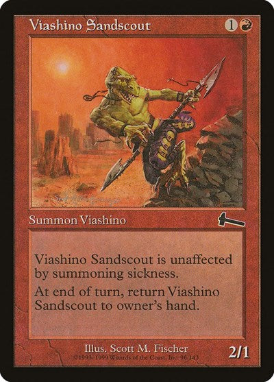 Viashino Sandscout (Urza's Legacy) Light Play