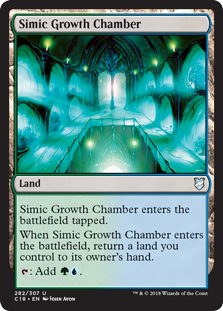 Simic Growth Chamber (Commander 2018) Light Play