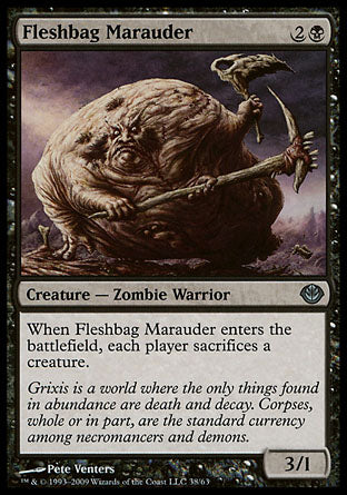 Fleshbag Marauder (Duel Decks: Garruk vs Liliana) Light Play