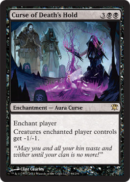 Curse of Death's Hold   (Innistrad) Light Play