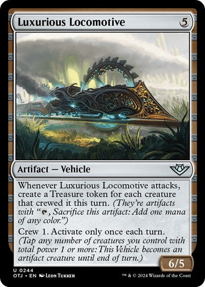 Luxurious Locomotive (Outlaws of Thunder Junction) Light Play Foil