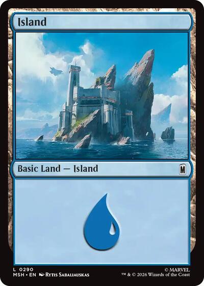Island (0290) (Marvel Super Heroes) Light Play