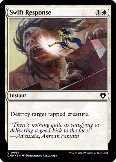 Swift Response (Commander Masters) Light Play Foil