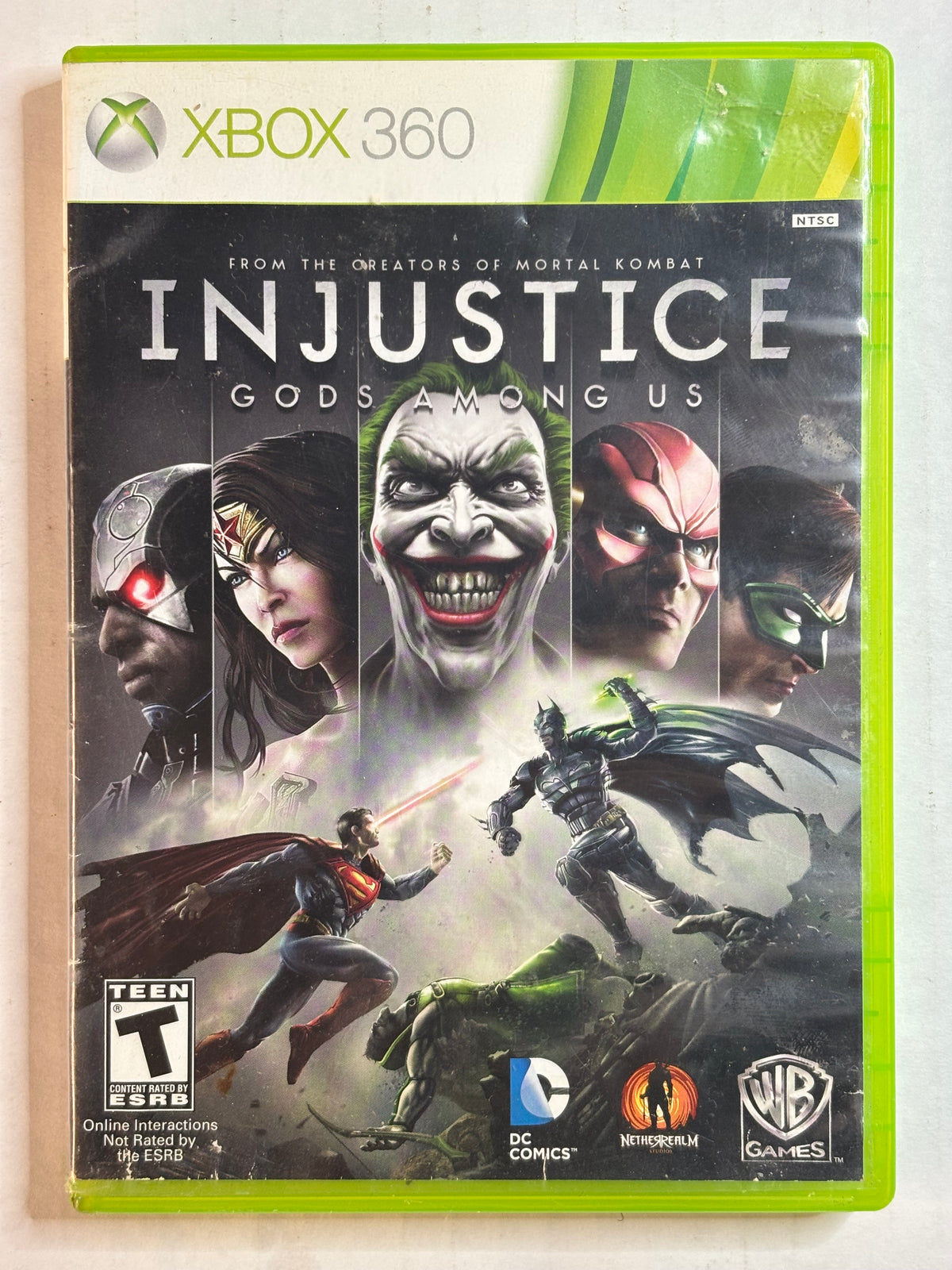Injustice Gods Among Us (Xbox 360) (Tested/Working)